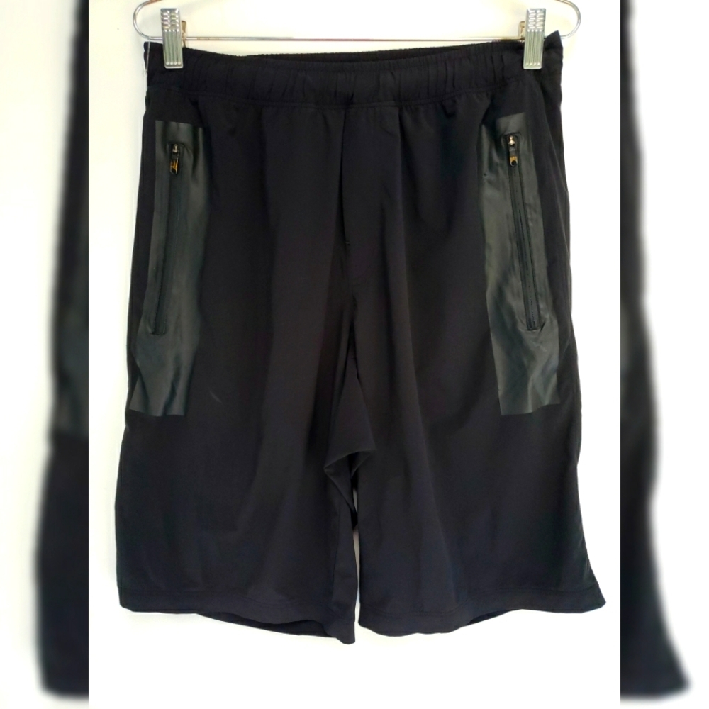 COPY - Lululemon Black Zip Pocket Athletics Shorts Medium
